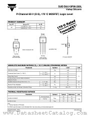 SUU10P06-280L datasheet pdf Vishay