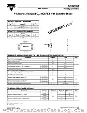 SI6821DQ datasheet pdf Vishay