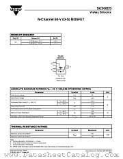 SI2308DS datasheet pdf Vishay