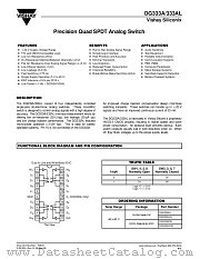 DG333A datasheet pdf Vishay
