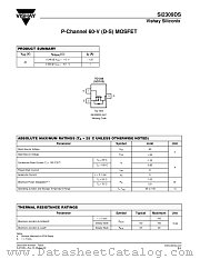 SI2309DS datasheet pdf Vishay