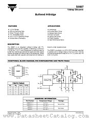 SI9987 datasheet pdf Vishay