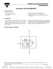 SI4416DYNCR-DS datasheet pdf Vishay