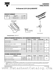 SI5404DC datasheet pdf Vishay