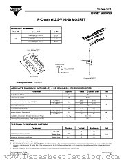 SI5443DC datasheet pdf Vishay