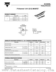 SI1305DL datasheet pdf Vishay