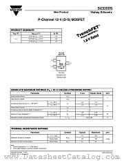 SI2335DS datasheet pdf Vishay