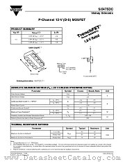 SI5475DC datasheet pdf Vishay