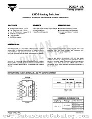 DG303A_MIL datasheet pdf Vishay