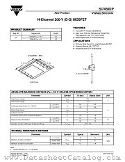SI7450DP datasheet pdf Vishay
