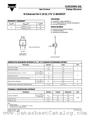 SUD35N05-26L datasheet pdf Vishay