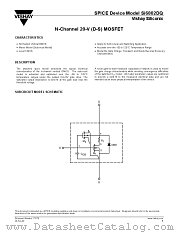 SI6802DQ-DS datasheet pdf Vishay