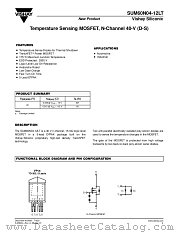 SUM60N04-12LT datasheet pdf Vishay