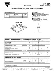 SI7840DP datasheet pdf Vishay