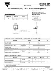 SUY50N03-10CP datasheet pdf Vishay
