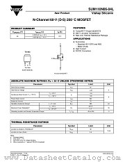 SUM110N06-04L datasheet pdf Vishay