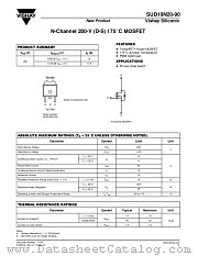 SUD19N20-90 datasheet pdf Vishay