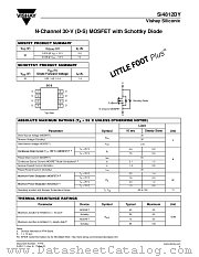 SI4812DY datasheet pdf Vishay