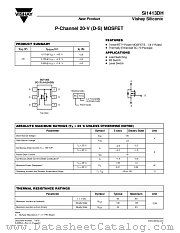 SI1413DH datasheet pdf Vishay