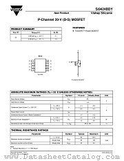 SI9424BDY datasheet pdf Vishay