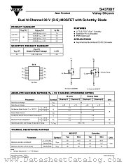 SI4370DY datasheet pdf Vishay