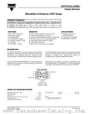 SST421NL datasheet pdf Vishay