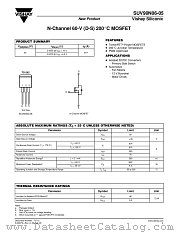 SUV90N06-05 datasheet pdf Vishay