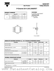 SI4421DY datasheet pdf Vishay