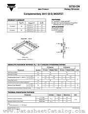SI7501DN datasheet pdf Vishay