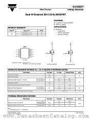 SI4330DY datasheet pdf Vishay