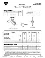 SI5473DC datasheet pdf Vishay