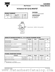 SI2318DS datasheet pdf Vishay