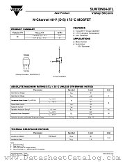SUM70N04-07L datasheet pdf Vishay