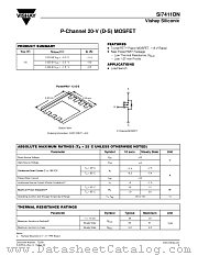 SI7411DN datasheet pdf Vishay
