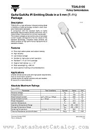TSAL6100 datasheet pdf Vishay