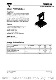TEMD5100 datasheet pdf Vishay