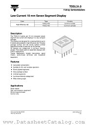 TDSL31.0 datasheet pdf Vishay