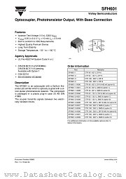 SFH601 datasheet pdf Vishay