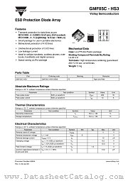 GMF05C - HS3 datasheet pdf Vishay