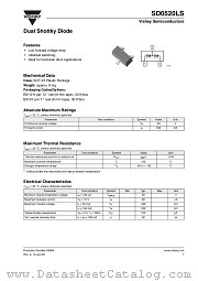 SD0520LS datasheet pdf Vishay