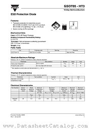 GSOT05 - HT3 datasheet pdf Vishay