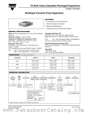 VITRAMON - CASSETTE PACKAGED CAPS datasheet pdf Vishay