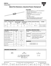 CCF-2 datasheet pdf Vishay