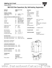 GMKPG 3.6/1114µF datasheet pdf Vishay