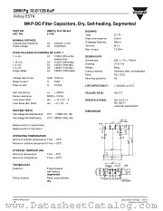 GMKPG 10.0/128.6µF datasheet pdf Vishay