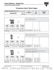 LINEAR PATTERNS - SINGLE GRID datasheet pdf Vishay