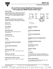 MMKP 383 datasheet pdf Vishay
