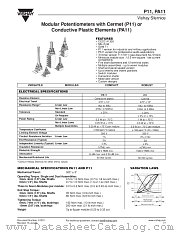 P11, PA11 datasheet pdf Vishay
