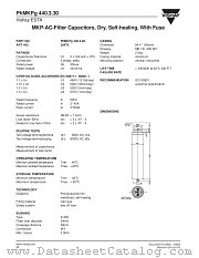 PHMKPG 440.3.30 datasheet pdf Vishay
