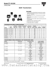 PT-100 datasheet pdf Vishay